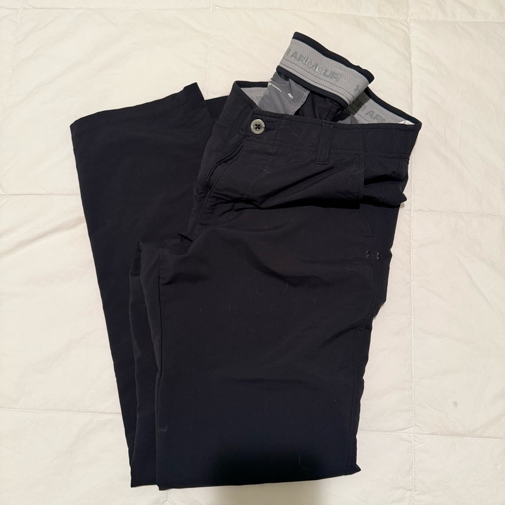 Black UnderArmour golf pants 32x32